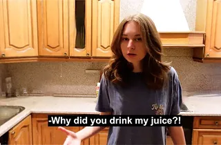 Anna Sibster gets a hot, dirty talking lesson from her ireful roommate