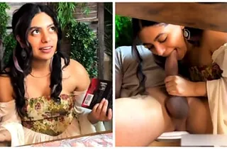 Indian nubile with immense mounds takes a rock-hard plumbing & gets her muff packed with spunk