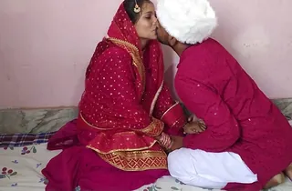 Real Hop Newly Married Indian Couple Seductive Hot Carnal knowledge