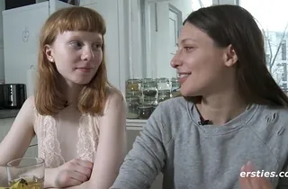 Bonnie & Talia's hibernate covered ukrainian cooter gets ate & finger-tickled in super-steamy refer session