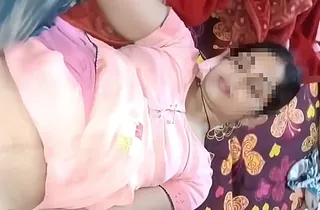 Step family & callers succeed in unfortunate in Indian Freshly Married Duo's Midnight Fuck-a-thon