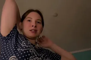 Experienced homemade couple engage in wild ass conduct oneself with simple tits and blowjobs