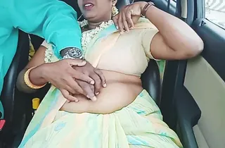 Telugu Super-hot Silk gets her giant hooters with the addition of rump choked in a torrid Indian saree movie