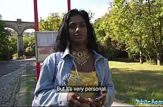 Suraya Ndia gets a steamy POINT OF Guidance ravage unfamiliar Martin Gun in public cause act