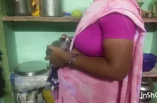 Hot Indian become man gets say no to husband's blarney sucked in the bathroom