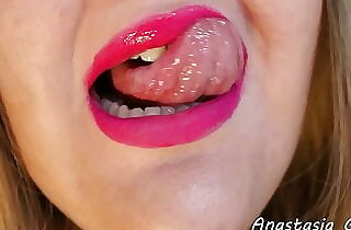 Pink lips Licking  (preview) Model Anastasia Gree