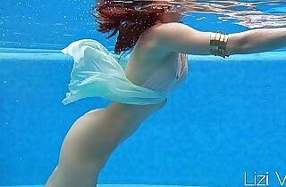 Hottest underwater swimming babe Lizi Vogue