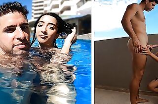 ARGENTINIAN SLUT is Picked Up From The Swimming Pool and Drilled in her Hotel Room